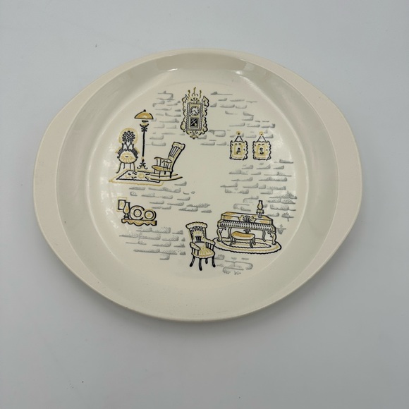 Vintage Stetson Marcrest Gay Nineties 90s 11 inch Serving Platter MCM USA - Picture 1 of 4